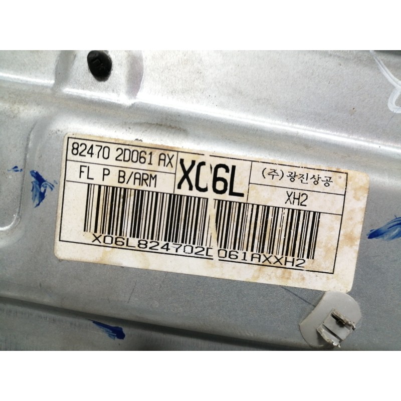 Recambio de elevalunas delantero izquierdo para hyundai elantra (xd) 1.6 gls (4-ptas.) referencia OEM IAM 824702D061AX  