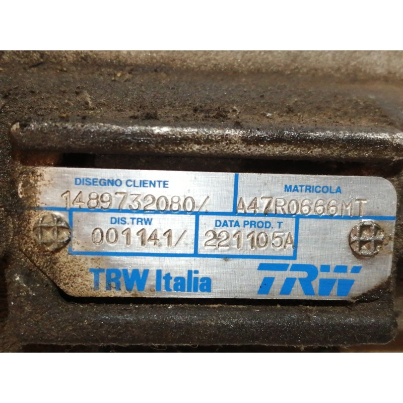 Recambio de cremallera direccion para fiat ulysse (179) 2.2 jtd emotion pro referencia OEM IAM 1489732080  