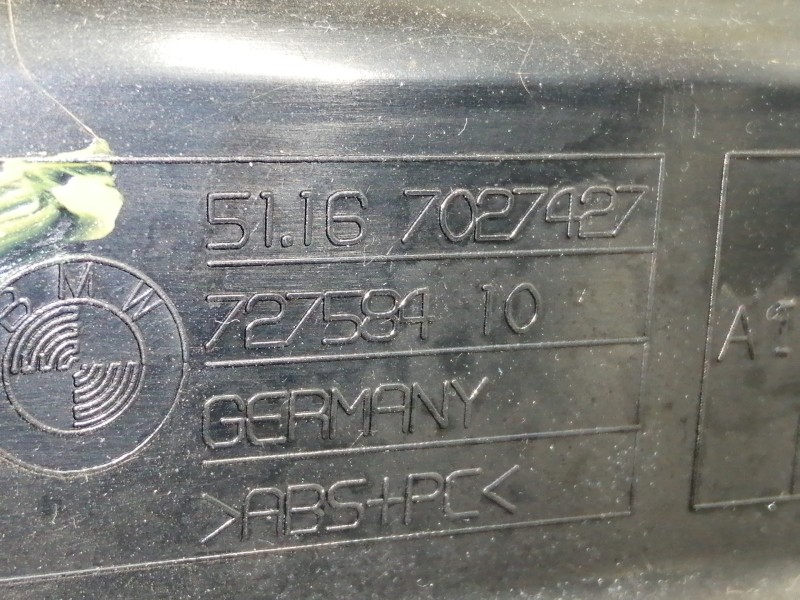 Recambio de guantera para bmw serie 7 (e65/e66) 730d referencia OEM IAM 51167027427  