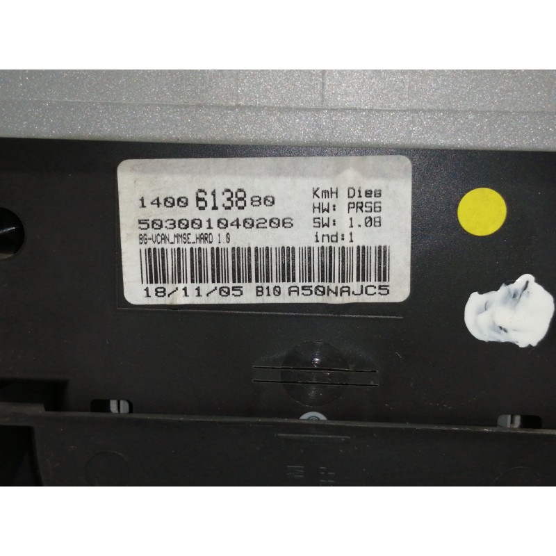 Recambio de cuadro instrumentos para fiat ulysse (179) 2.2 jtd emotion pro referencia OEM IAM 1400613880  