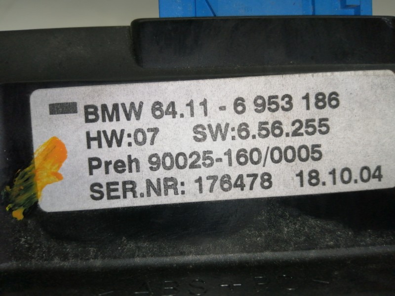 Recambio de mando calefaccion / aire acondicionado para bmw serie 7 (e65/e66) 730d referencia OEM IAM 6953186  