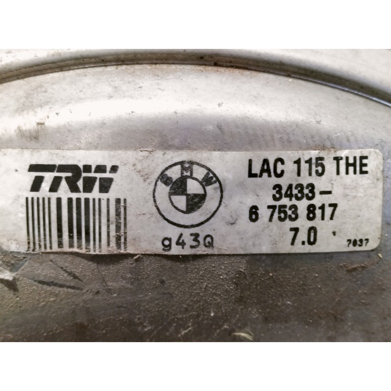 Recambio de servofreno para bmw serie 7 (e65/e66) 730d referencia OEM IAM 34336753817 34326779736 