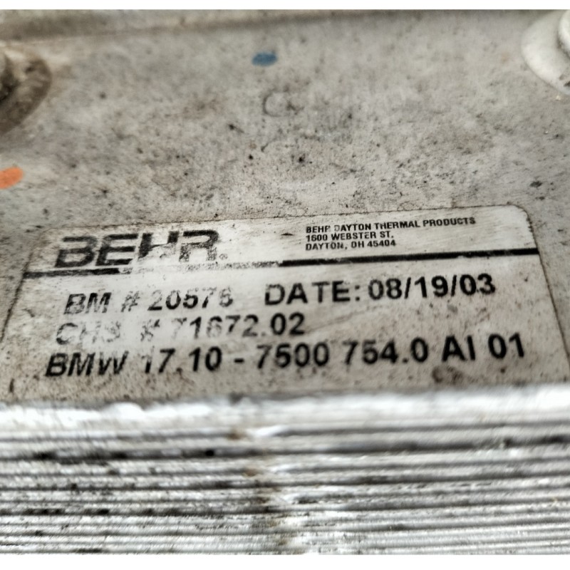 Recambio de radiador agua para bmw x5 (e53) 3.0 24v turbodiesel cat referencia OEM IAM 57AT  