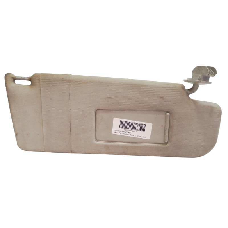 Recambio de parasol derecho para seat toledo (1m2) stella referencia OEM IAM 6X0857552A  