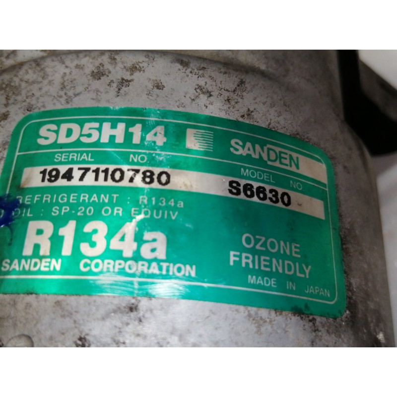 Recambio de compresor aire acondicionado para nissan cabstar e tl35-1 referencia OEM IAM S6630 1947110780 
