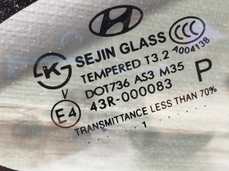 Recambio de luna custodia trasera izquierda para hyundai ix35 comfort 2wd referencia OEM IAM 43R000083  