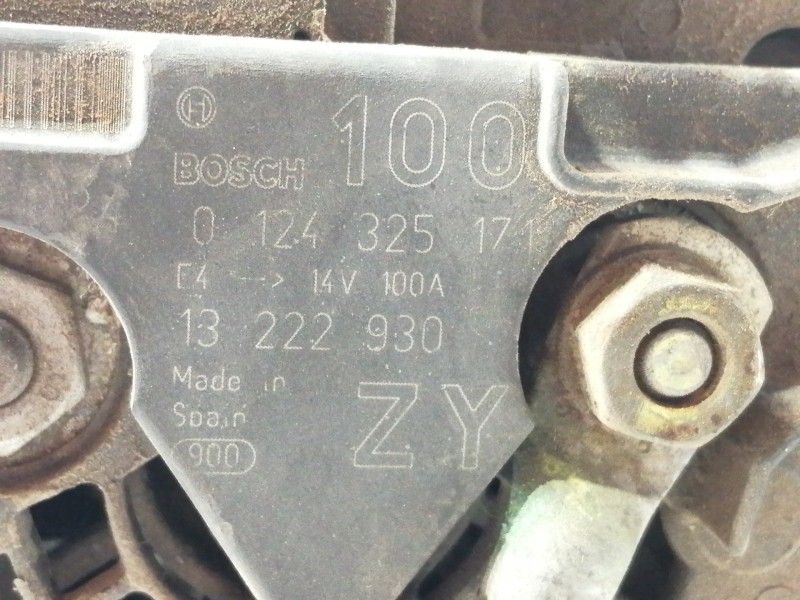 Recambio de alternador para opel corsa d cosmo referencia OEM IAM 0124325171 13222930 