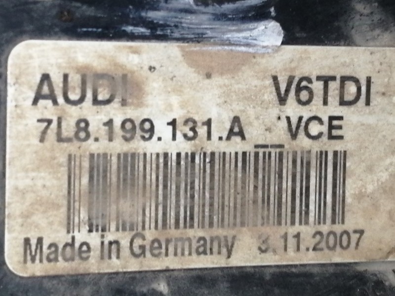 Recambio de soporte motor izquierdo para volkswagen touareg (7l6) v6 tdi referencia OEM IAM 7L8199131A  