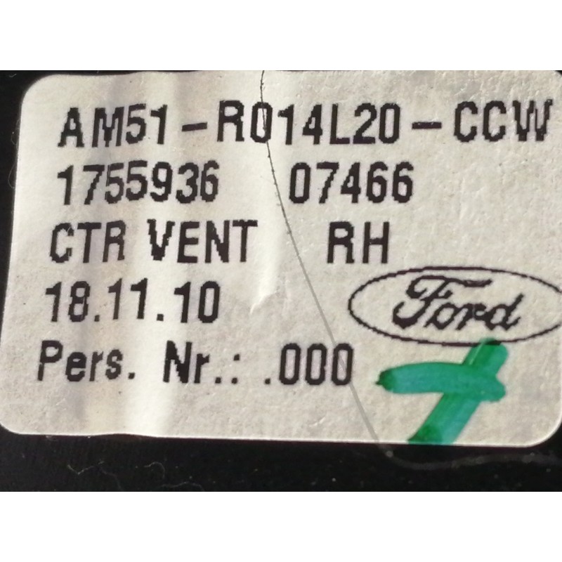 Recambio de rejilla aireadora para ford c-max titanium referencia OEM IAM AM51R014L21CCW AM51R014L20CCW AM15118835ABW