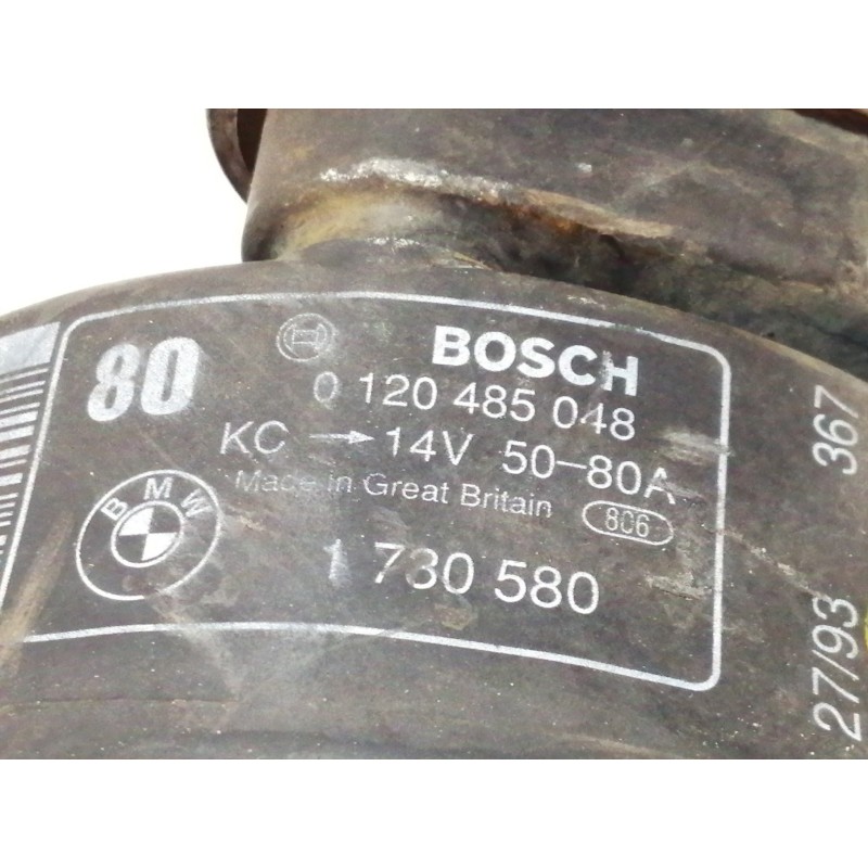 Recambio de alternador para bmw serie 3 berlina (e36) 320i referencia OEM IAM 0120485048  