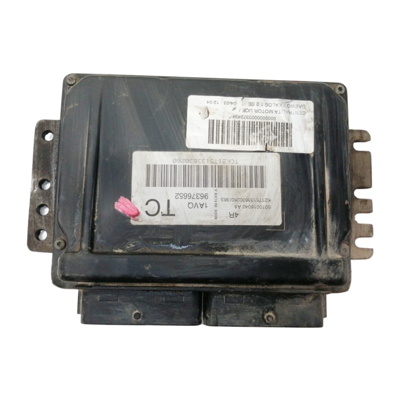Recambio de centralita motor uce para daewoo kalos 1.2 se referencia OEM IAM 96376652  