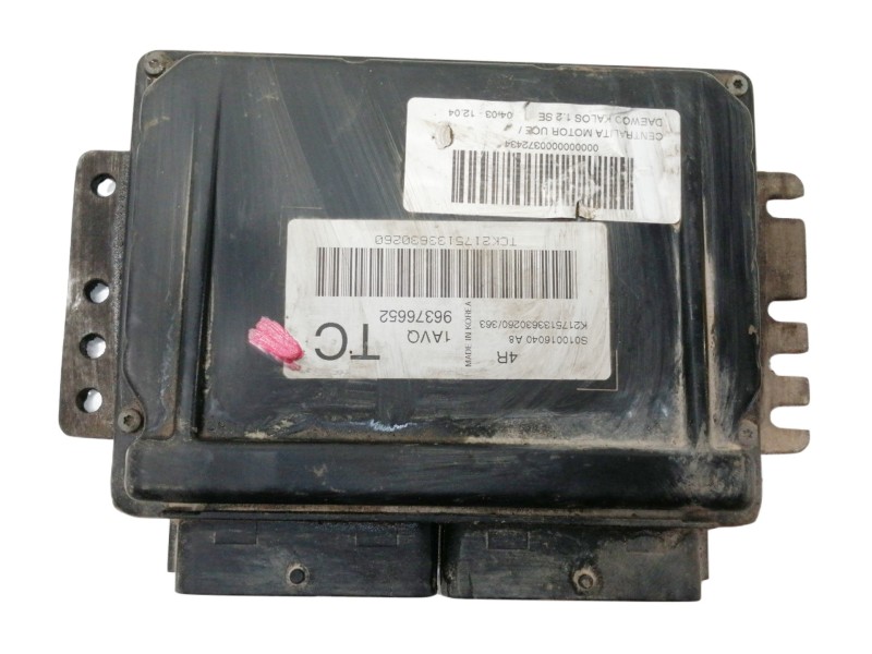 Recambio de centralita motor uce para daewoo kalos 1.2 se referencia OEM IAM 96376652  