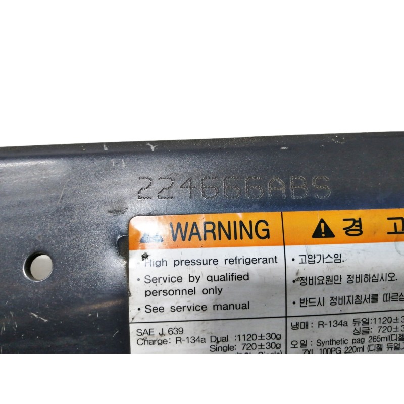 Recambio de panel frontal para ssangyong rexton 2.7 turbodiesel cat referencia OEM IAM 224666ABS  5713008004