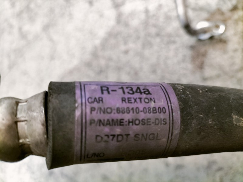 Recambio de tubos aire acondicionado para ssangyong rexton 2.7 turbodiesel cat referencia OEM IAM 6863008B00 6861008B00 6862008B