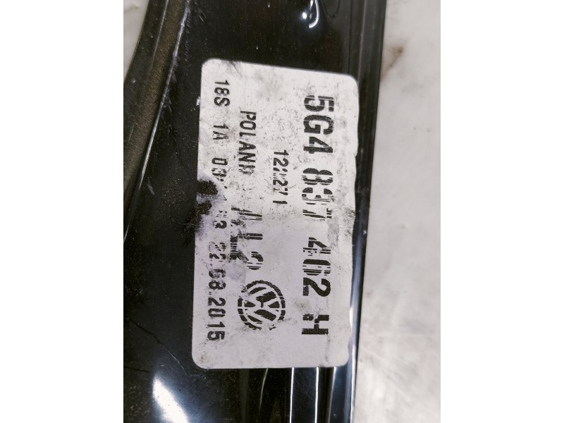 Recambio de elevalunas delantero derecho para volkswagen golf vii lim. (5g1) advance bluemotion referencia OEM IAM 5G4837462H 01