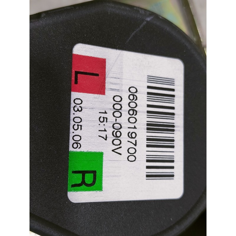 Recambio de cinturon seguridad trasero derecho para bmw serie 3 touring (e91) 320d referencia OEM IAM 0606019700 72119117254 