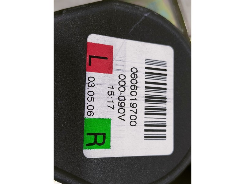 Recambio de cinturon seguridad trasero derecho para bmw serie 3 touring (e91) 320d referencia OEM IAM 0606019700 72119117254 