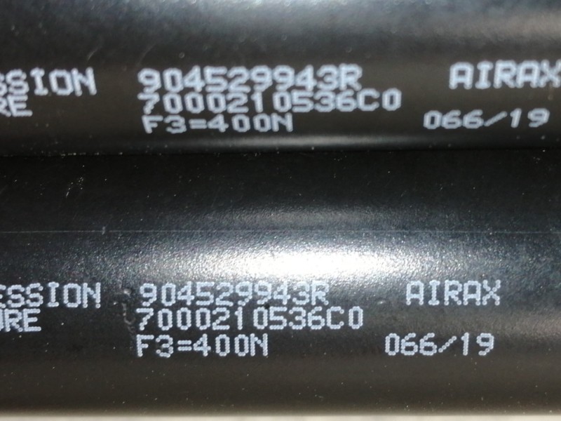 Recambio de amortiguadores maletero / porton para dacia sandero stepway referencia OEM IAM 904529943R 7000210536C0 