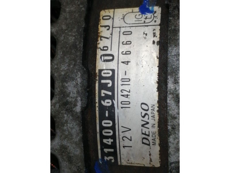 Recambio de alternador para suzuki grand vitara jb (jt) 1.9 ddis turbodiesel referencia OEM IAM 3140067J0  
