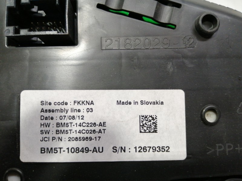 Recambio de cuadro instrumentos para ford focus lim. (cb8) trend referencia OEM IAM BM5T10849AU 21820292 BM5T14C226AE BM5T14C026