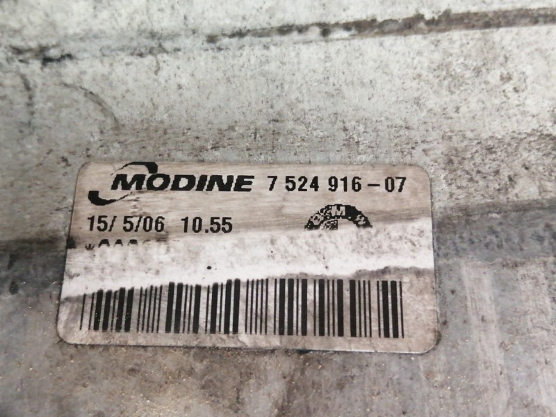 Recambio de intercooler para bmw serie 3 touring (e91) 320d referencia OEM IAM 752491607  