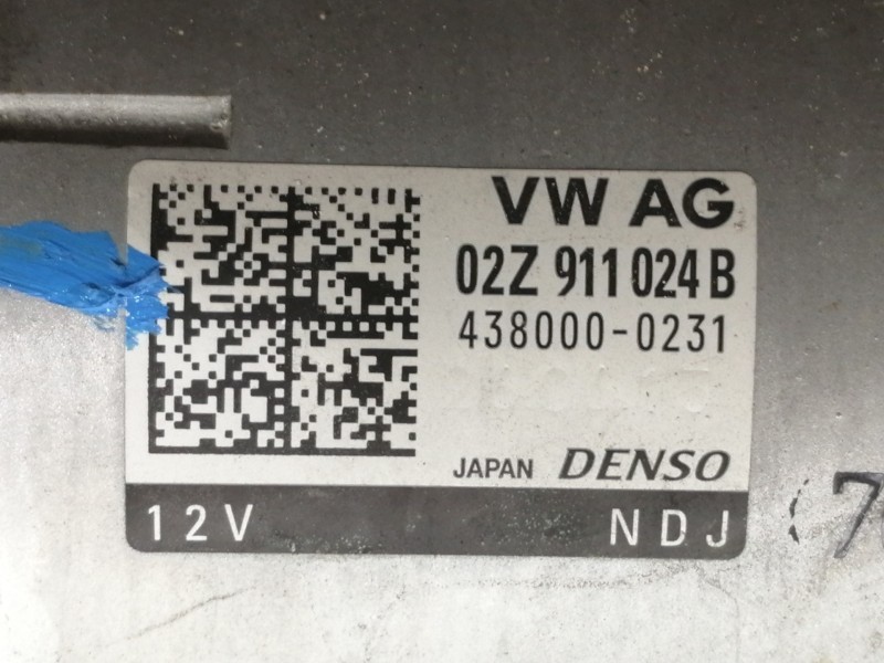 Recambio de motor arranque para volkswagen golf vii lim. (5g1) advance bluemotion referencia OEM IAM 02Z911024B 4380000231 