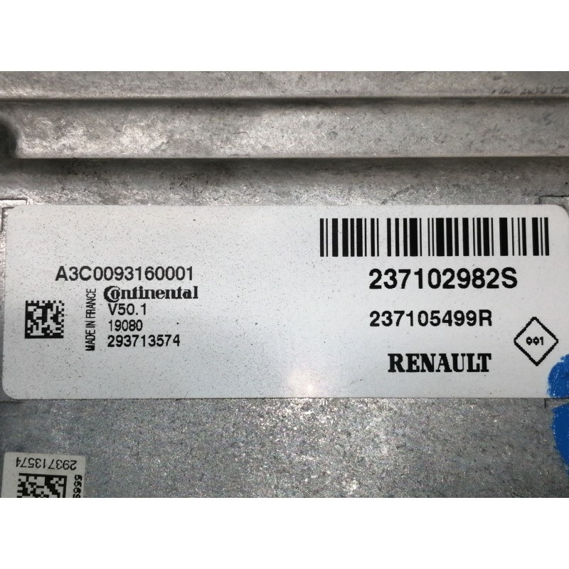 Recambio de centralita motor uce para dacia sandero stepway referencia OEM IAM 237102982S 237105499R A3C0093160001