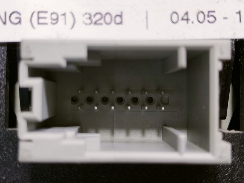 Recambio de mando calefaccion / aire acondicionado para bmw serie 3 touring (e91) 320d referencia OEM IAM 6411911713601 64119199