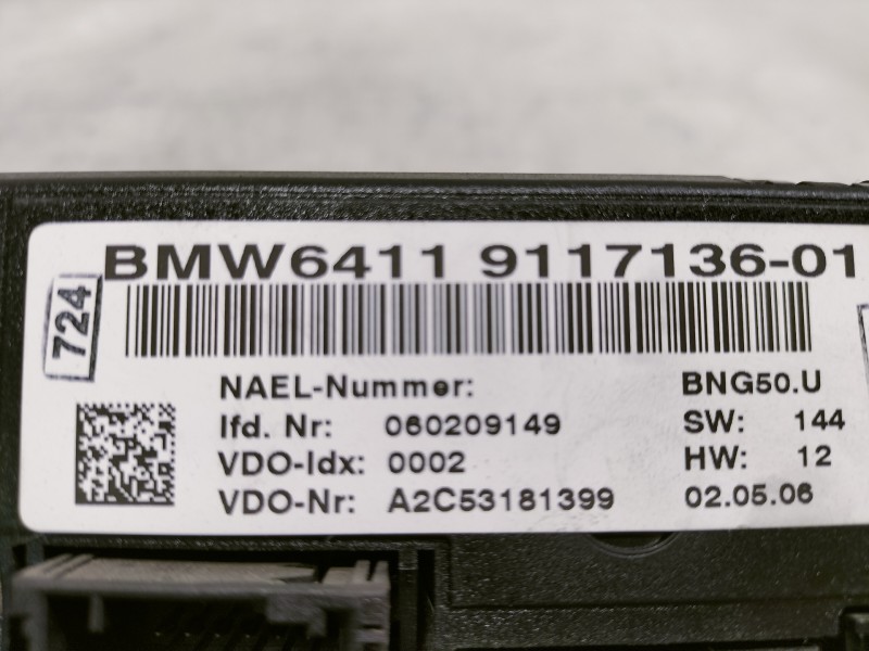 Recambio de mando calefaccion / aire acondicionado para bmw serie 3 touring (e91) 320d referencia OEM IAM 6411911713601 64119199