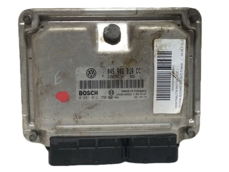 Recambio de centralita motor uce para skoda roomster (5j7) friend referencia OEM IAM 045906019CC  