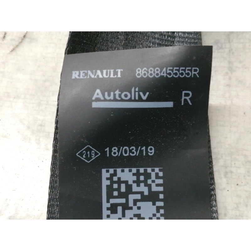 Recambio de cinturon seguridad delantero derecho para dacia sandero stepway referencia OEM IAM 868845555R 621088800C 0080R00000