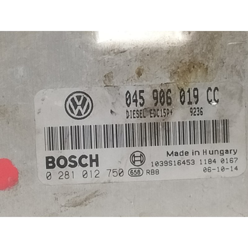 Recambio de centralita motor uce para skoda roomster (5j7) friend referencia OEM IAM 045906019CC  