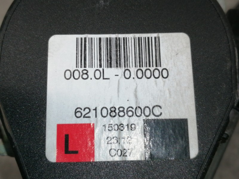 Recambio de cinturon seguridad delantero izquierdo para dacia sandero stepway referencia OEM IAM 868857909R 621088600C 