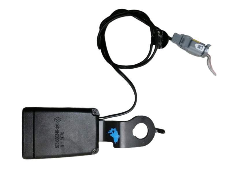 Recambio de enganche cinturon delantero derecho para dacia sandero stepway referencia OEM IAM 878166634R 91131070 