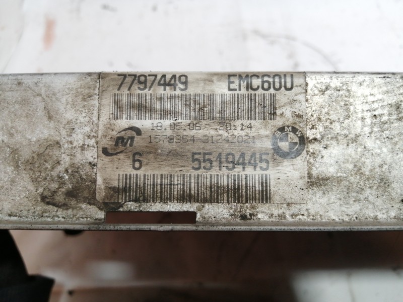 Recambio de radiador agua para bmw serie 3 touring (e91) 320d referencia OEM IAM 7797449 EMC60U 