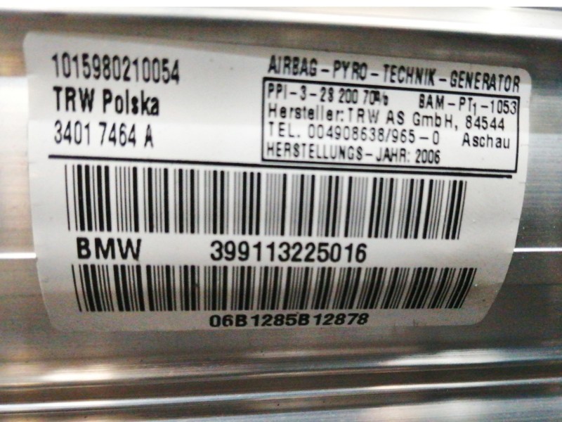 Recambio de salpicadero para bmw serie 3 touring (e91) 320d referencia OEM IAM 3991132250  