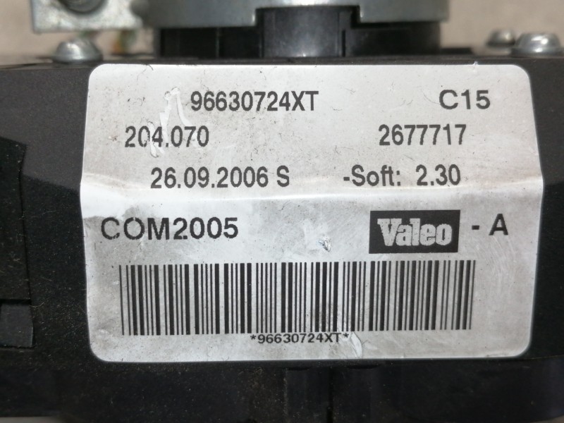 Recambio de mando multifuncion para peugeot 207 confort referencia OEM IAM 96630724XT 204070 2677717 61935914 281470 