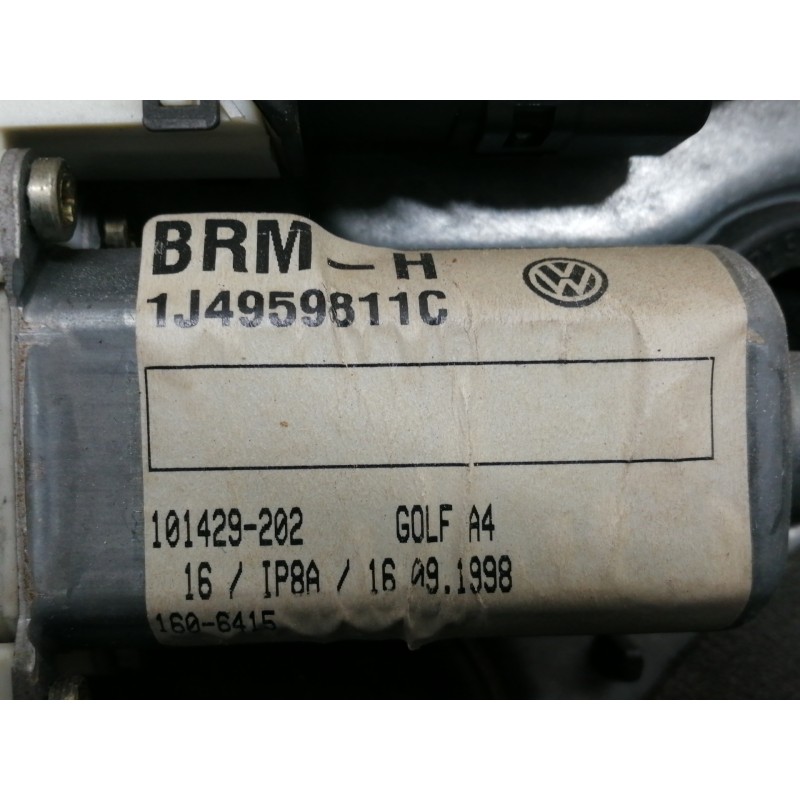 Recambio de elevalunas trasero izquierdo para volkswagen golf iv berlina (1j1) básico referencia OEM IAM 1J4839755A 1J4959811C 1