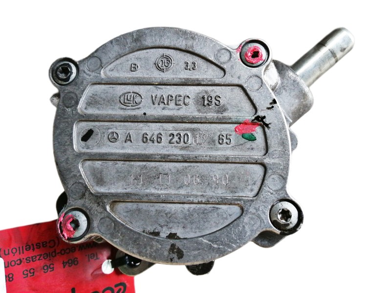 Recambio de depresor freno / bomba vacio para mercedes-benz clase e (w211) berlina e 220 cdi (211.008) referencia OEM IAM LA1231