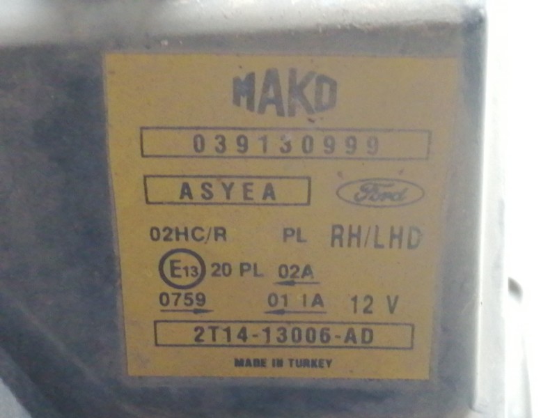 Recambio de faro derecho para ford transit connect (tc7) furgón (2006) referencia OEM IAM 2T1413006AD 039130999 PARA PULIR