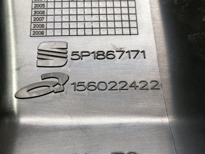 Recambio de mando elevalunas delantero izquierdo para seat altea (5p1) reference referencia OEM IAM 5P1867171 156022422 