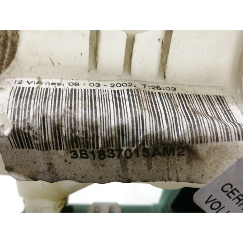 Recambio de cerradura puerta delantera izquierda para volkswagen polo (9n1) conceptline referencia OEM IAM 3B1837015AM2  