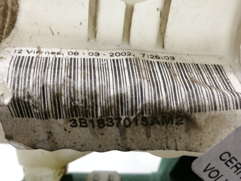 Recambio de cerradura puerta delantera izquierda para volkswagen polo (9n1) conceptline referencia OEM IAM 3B1837015AM2  