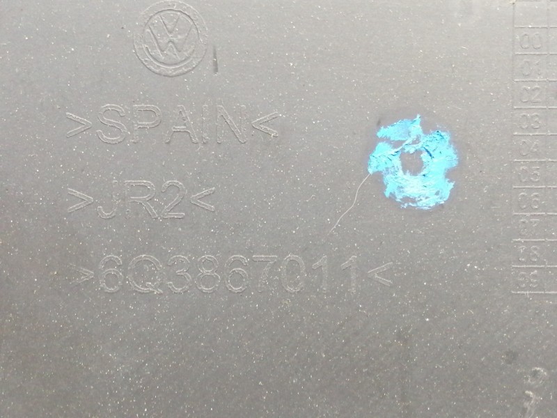 Recambio de guarnecido puerta delantera izquierda para volkswagen polo (9n1) conceptline referencia OEM IAM 6Q3867011 1050393 18