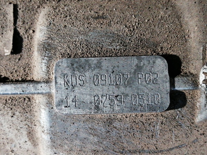 Recambio de caja cambios para skoda octavia berlina (1z3) rs referencia OEM IAM KDS 09107P02 1407590510 6 VELOCIDADES