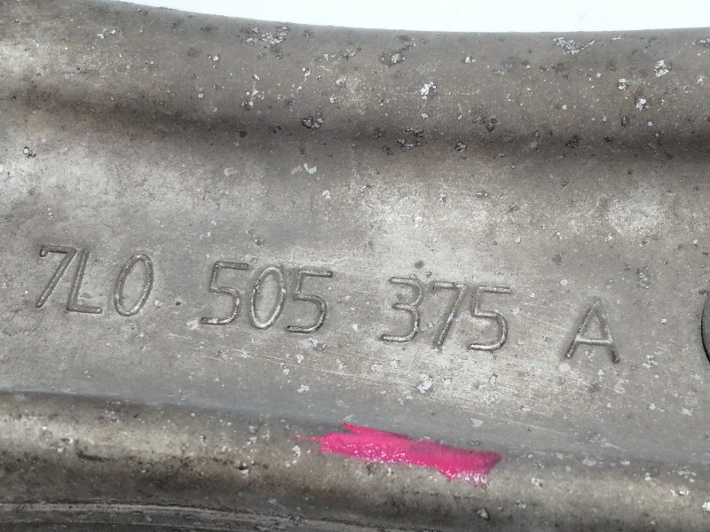 Recambio de brazo suspension superior trasero derecho para volkswagen touareg (7l6) v6 tdi referencia OEM IAM 7L0505375A  