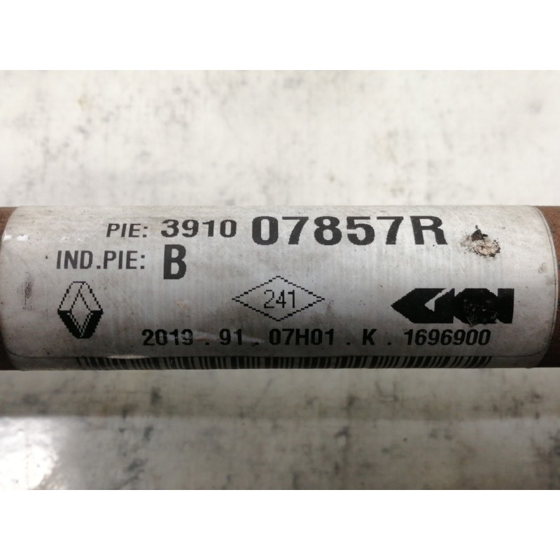 Recambio de transmision delantera derecha para dacia sandero stepway referencia OEM IAM 391007857R 1696900 