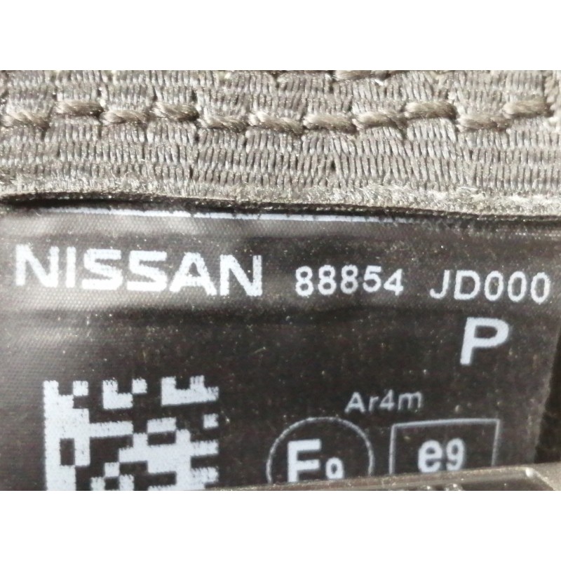 Recambio de cinturon seguridad trasero central para nissan qashqai (j10) acenta referencia OEM IAM 88854JD000 6061619 