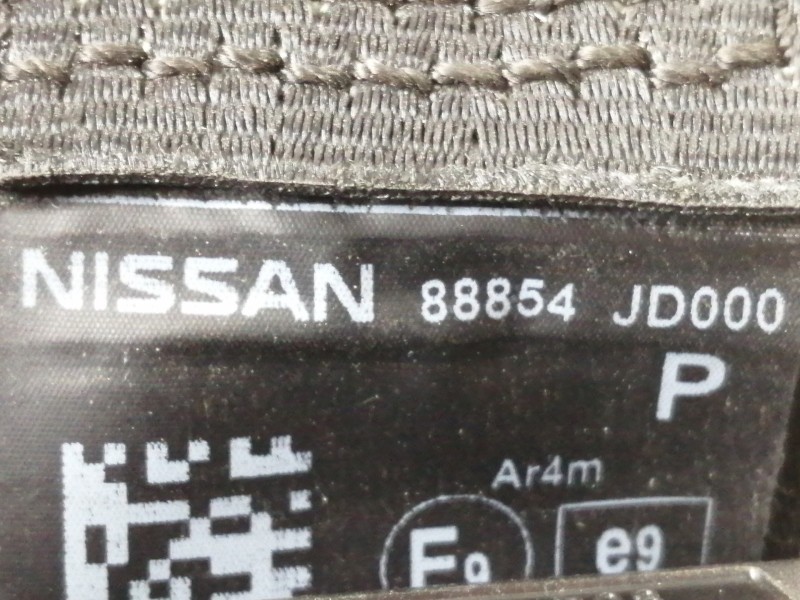 Recambio de cinturon seguridad trasero central para nissan qashqai (j10) acenta referencia OEM IAM 88854JD000 6061619 