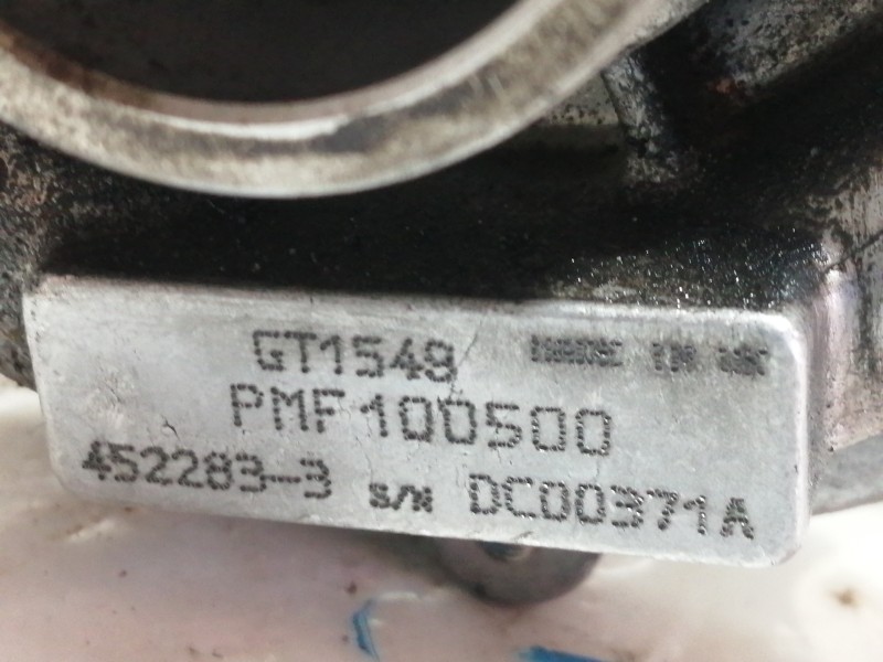 Recambio de turbocompresor para mg serie 45 (rt) classic (4-ptas.) referencia OEM IAM PMF100500 GT1549 4522833